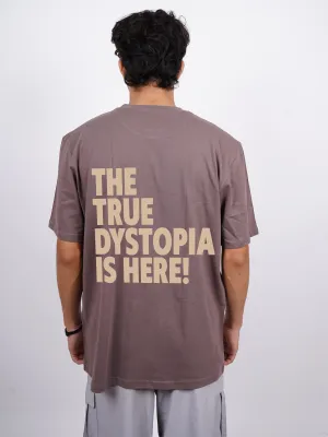 The Travis Scott : Dystopia: Burger Bae Oversized Tee For Men