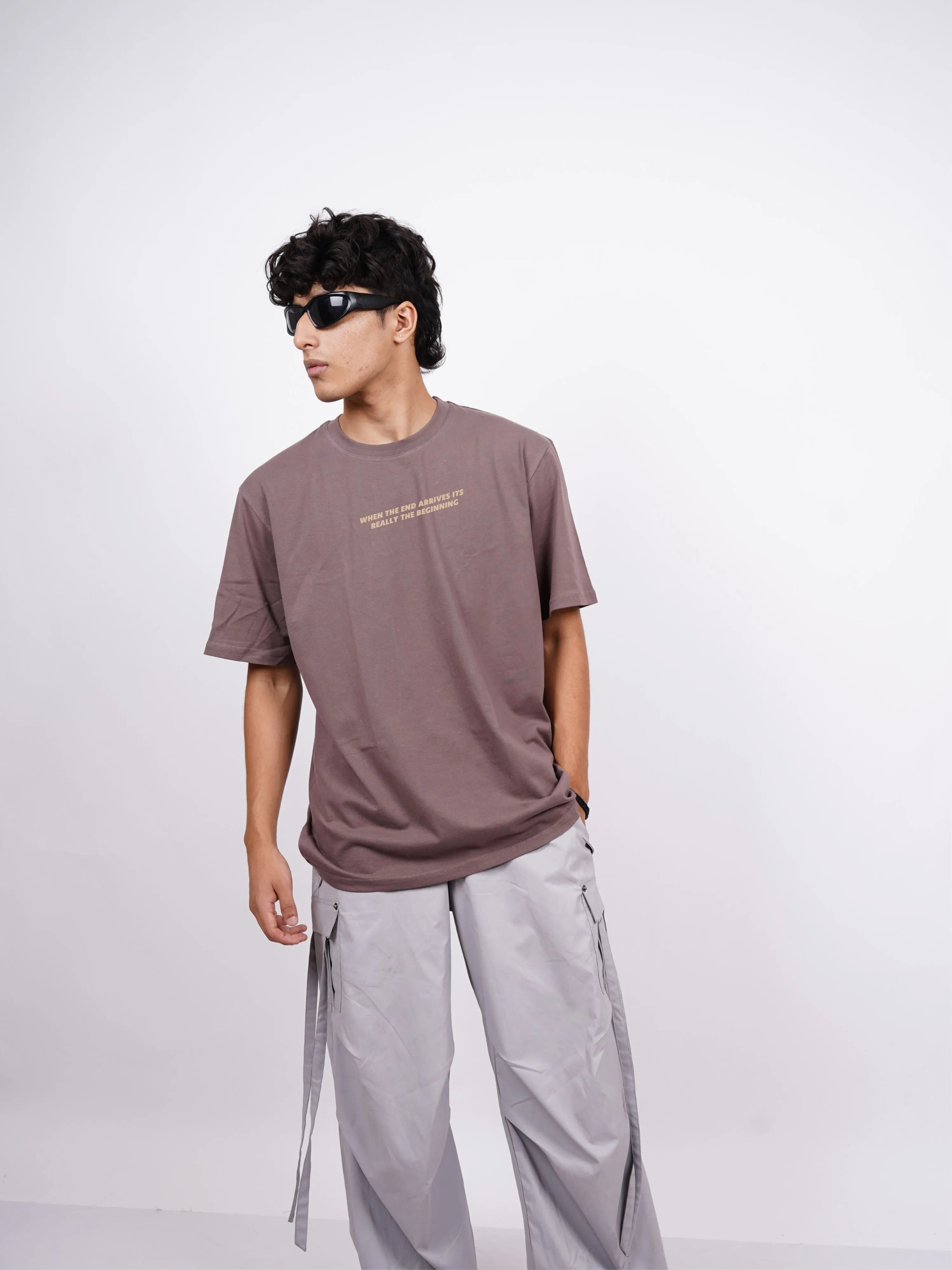The Travis Scott : Dystopia: Burger Bae Oversized Tee For Men