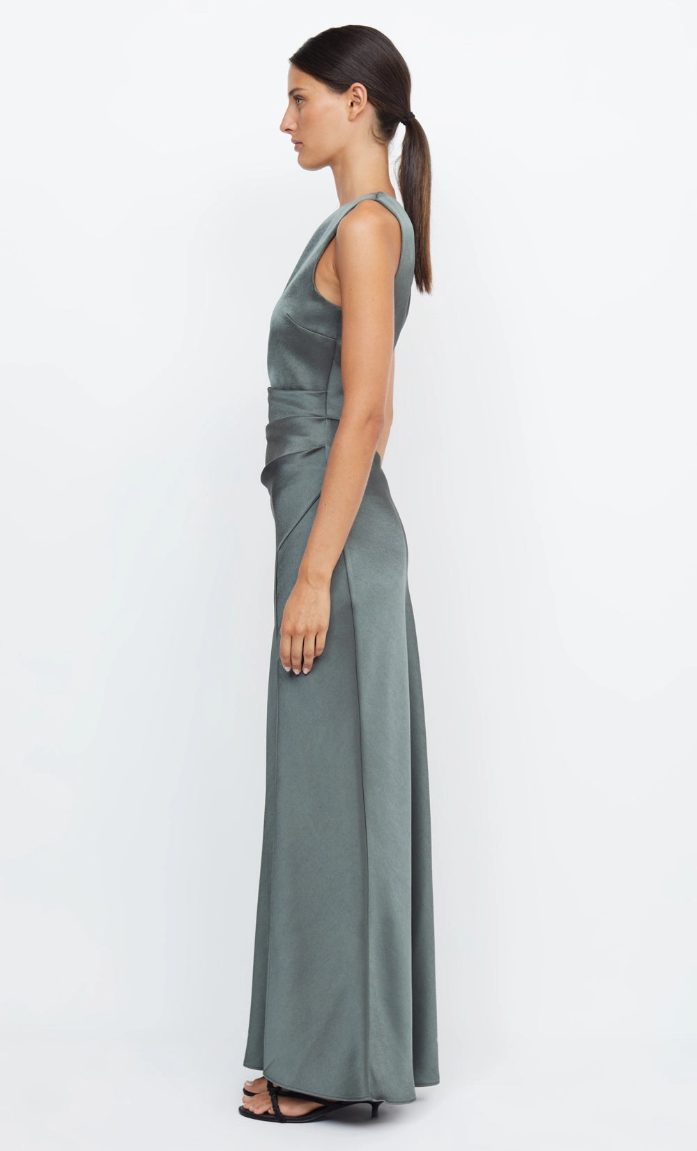 SoftTouchTexture Nature Glow THE DREAMER ASYM DRESS - DARK WILLOW