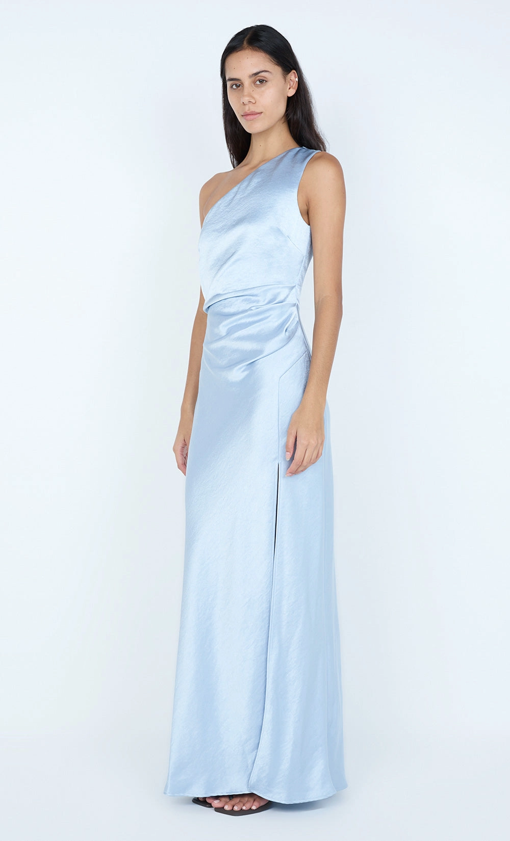 THE DREAMER ASYM DRESS - DUSTY BLUE Practical-Style Feminine Style