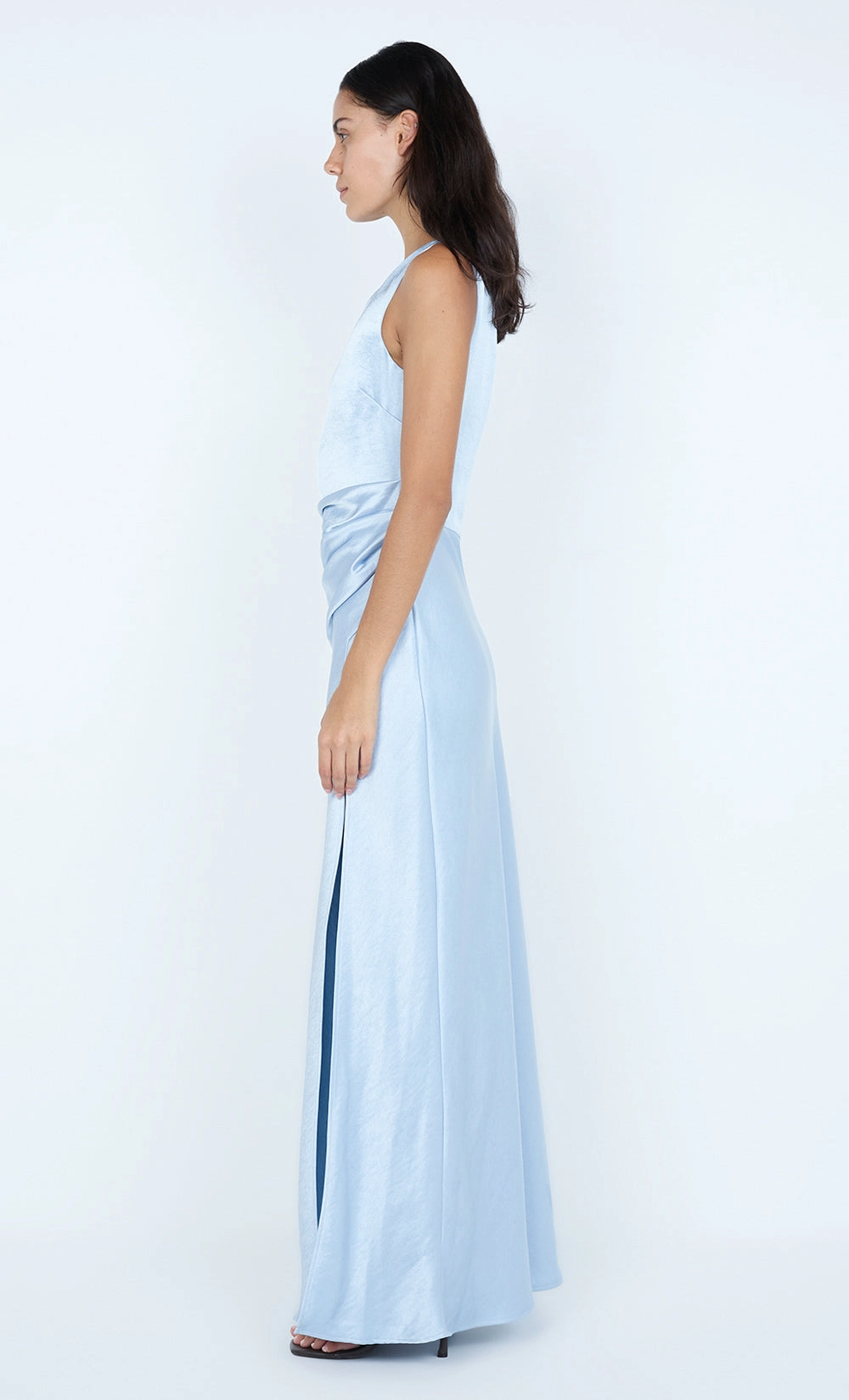 THE DREAMER ASYM DRESS - DUSTY BLUE Dress-Up Style