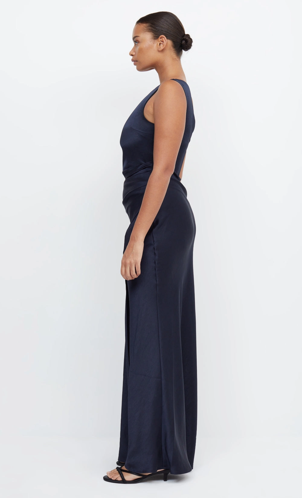 Bright bold dress THE DREAMER ASYM DRESS - INK