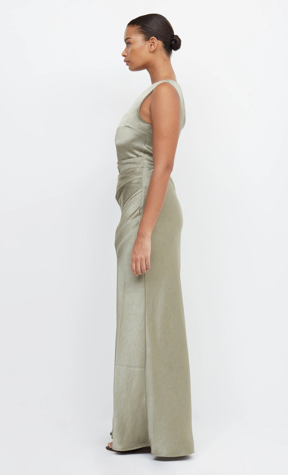 THE DREAMER ASYM DRESS - SAGE Confident Touch