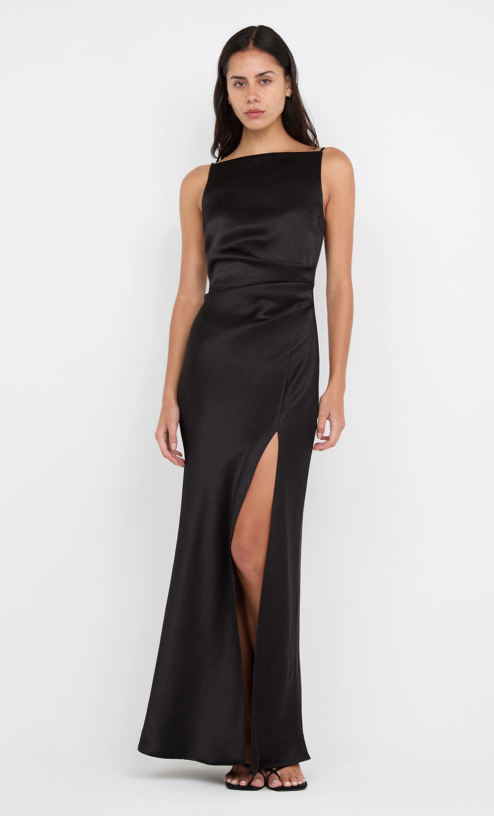 THE DREAMER MAXI DRESS - BLACK Timeless fitted silhouette