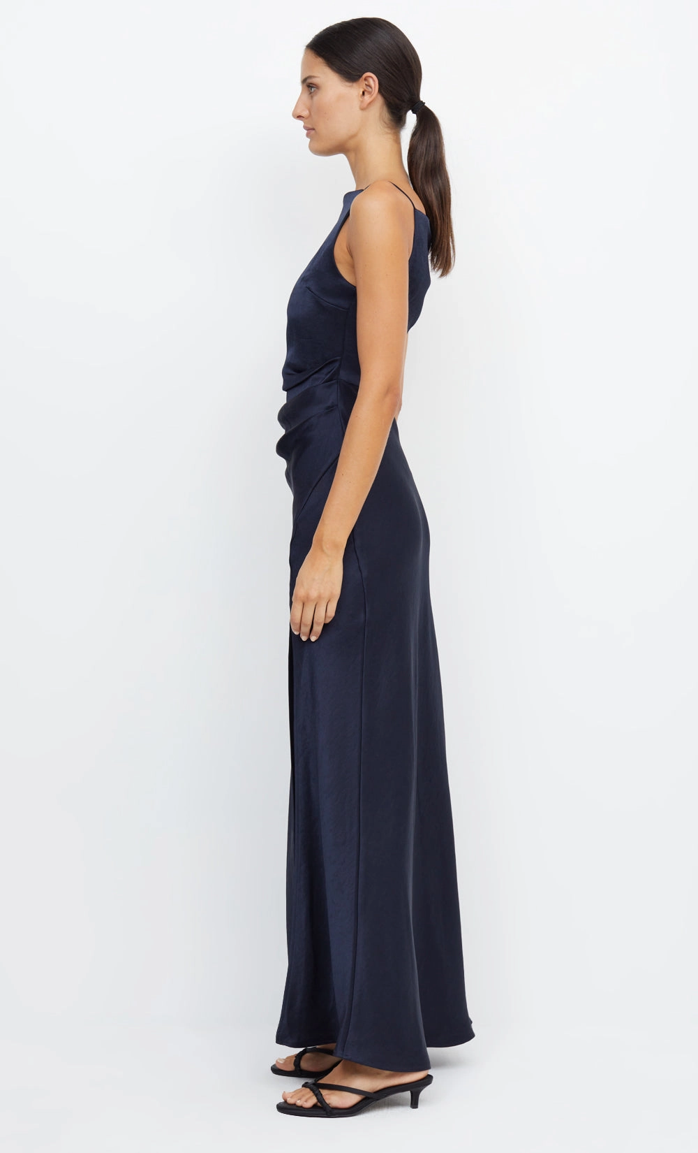 THE DREAMER MAXI DRESS - INK Smart Comfort Flared-Hem