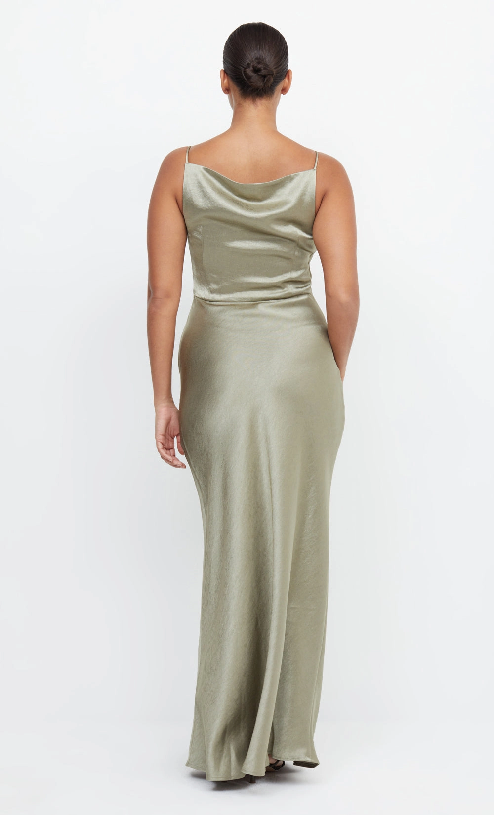 THE DREAMER MAXI DRESS - SAGE Minimal Design Color Soft