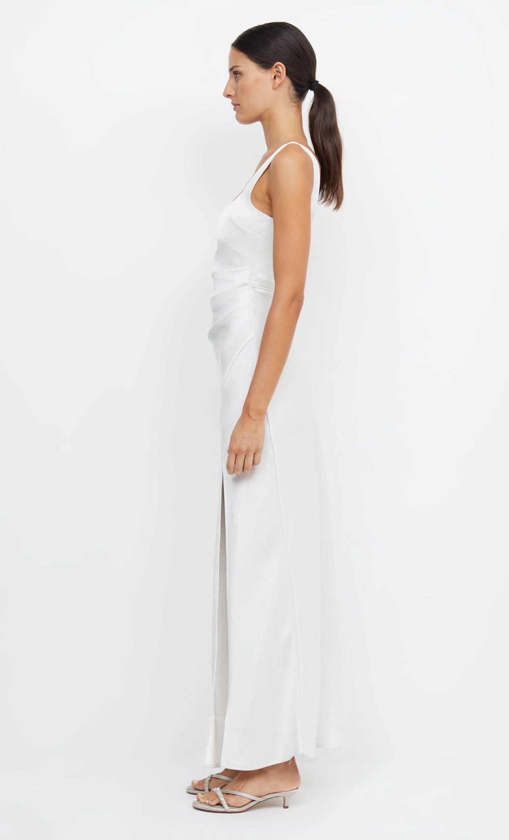 Calm Energy Bright Vibe THE DREAMER SQUARE NECK DRESS - IVORY