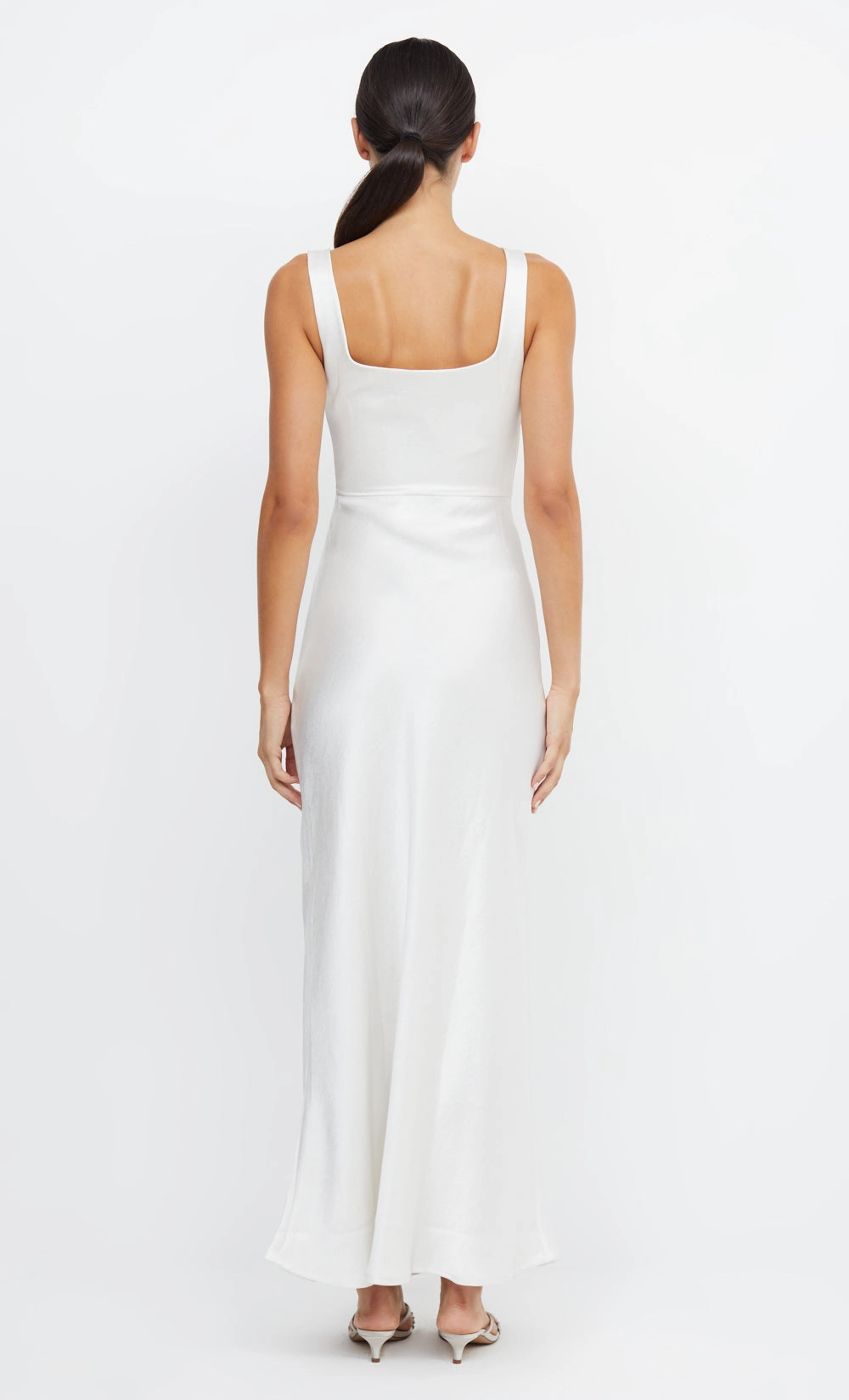 THE DREAMER SQUARE NECK DRESS - IVORY Daily Option Elegant Line
