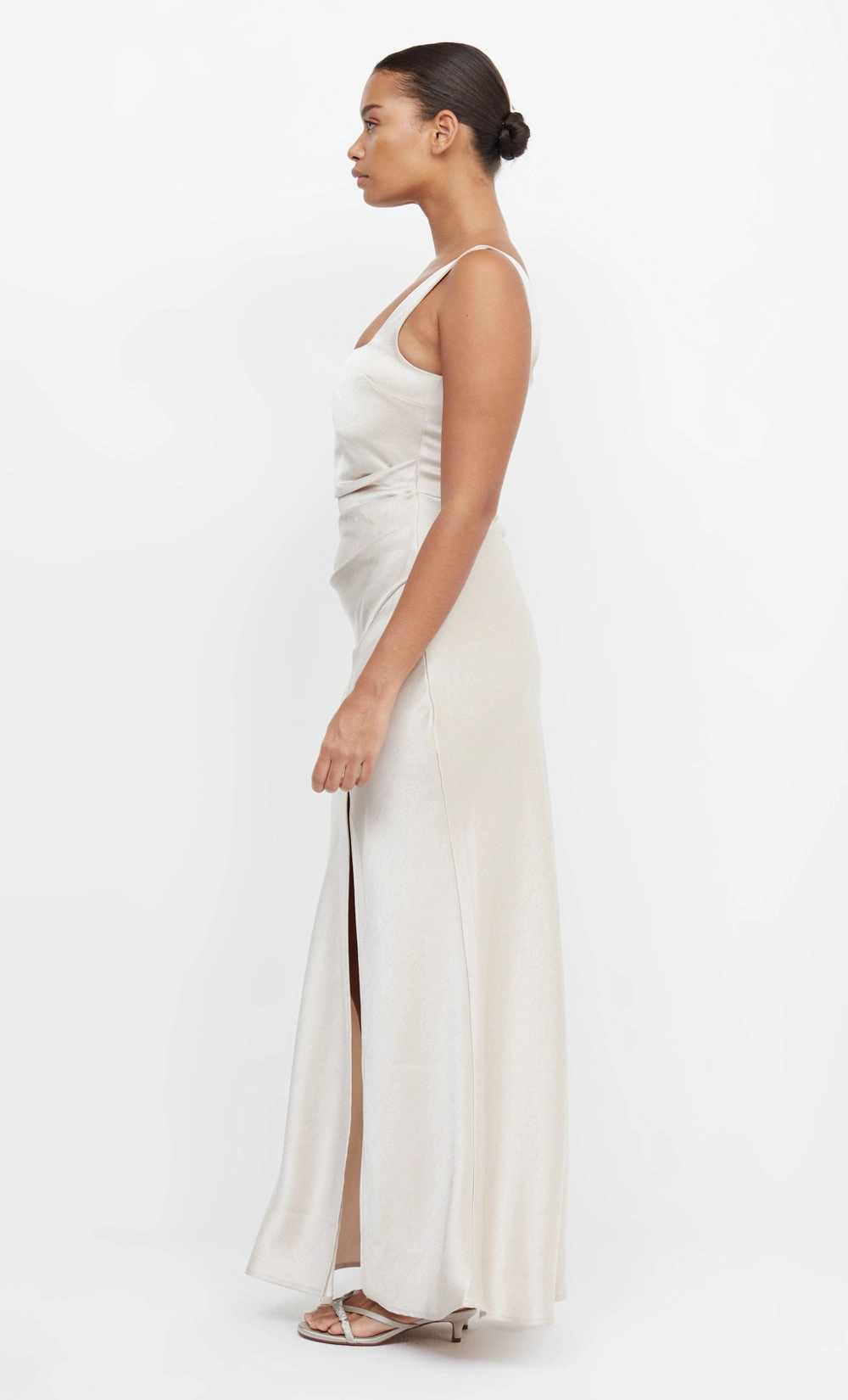 THE DREAMER SQUARE NECK DRESS - SAND Body Harmony
