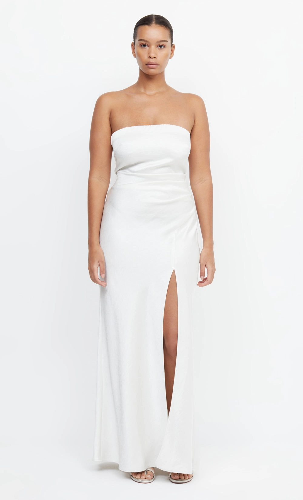 packable THE DREAMER STRAPLESS DRESS - IVORY