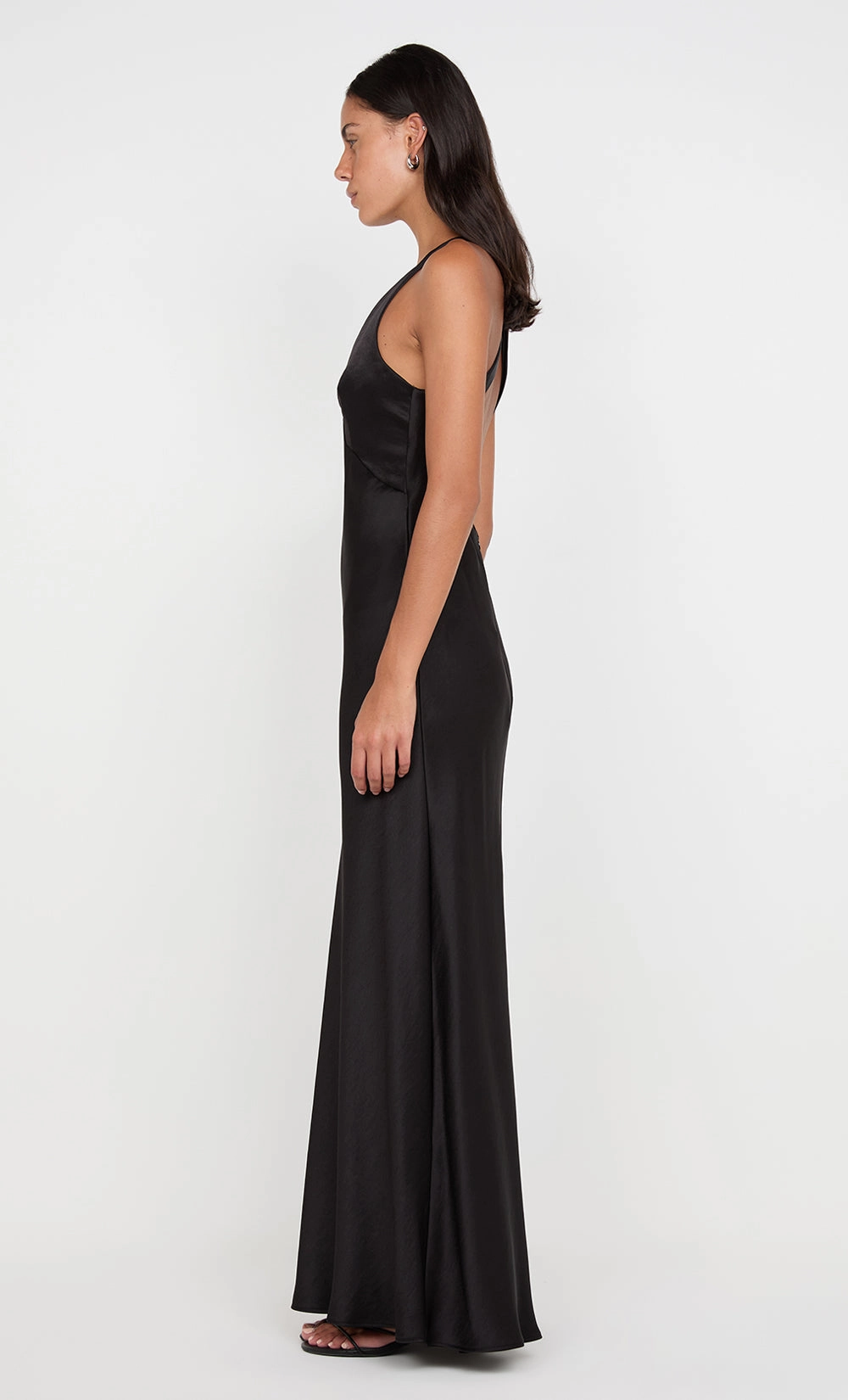 THE DREAMER V NECK DRESS - BLACK Sleek Wear Urban Touch