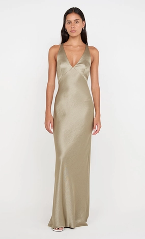 Minimal Details THE DREAMER V NECK DRESS - SAGE