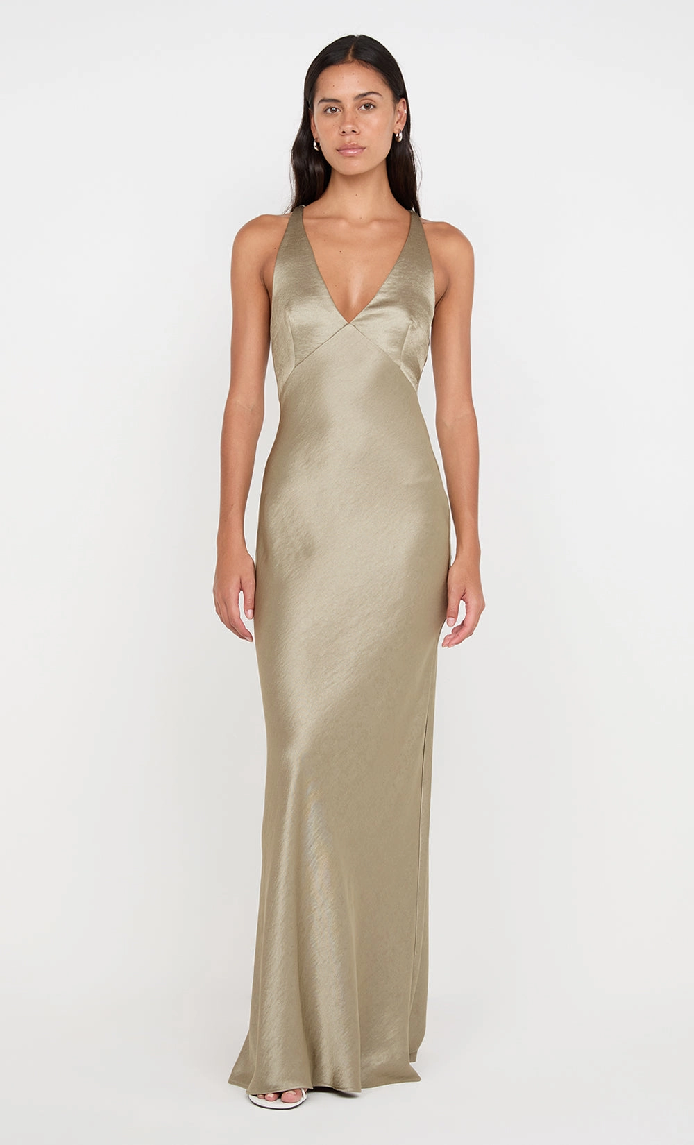 Minimal Details THE DREAMER V NECK DRESS - SAGE