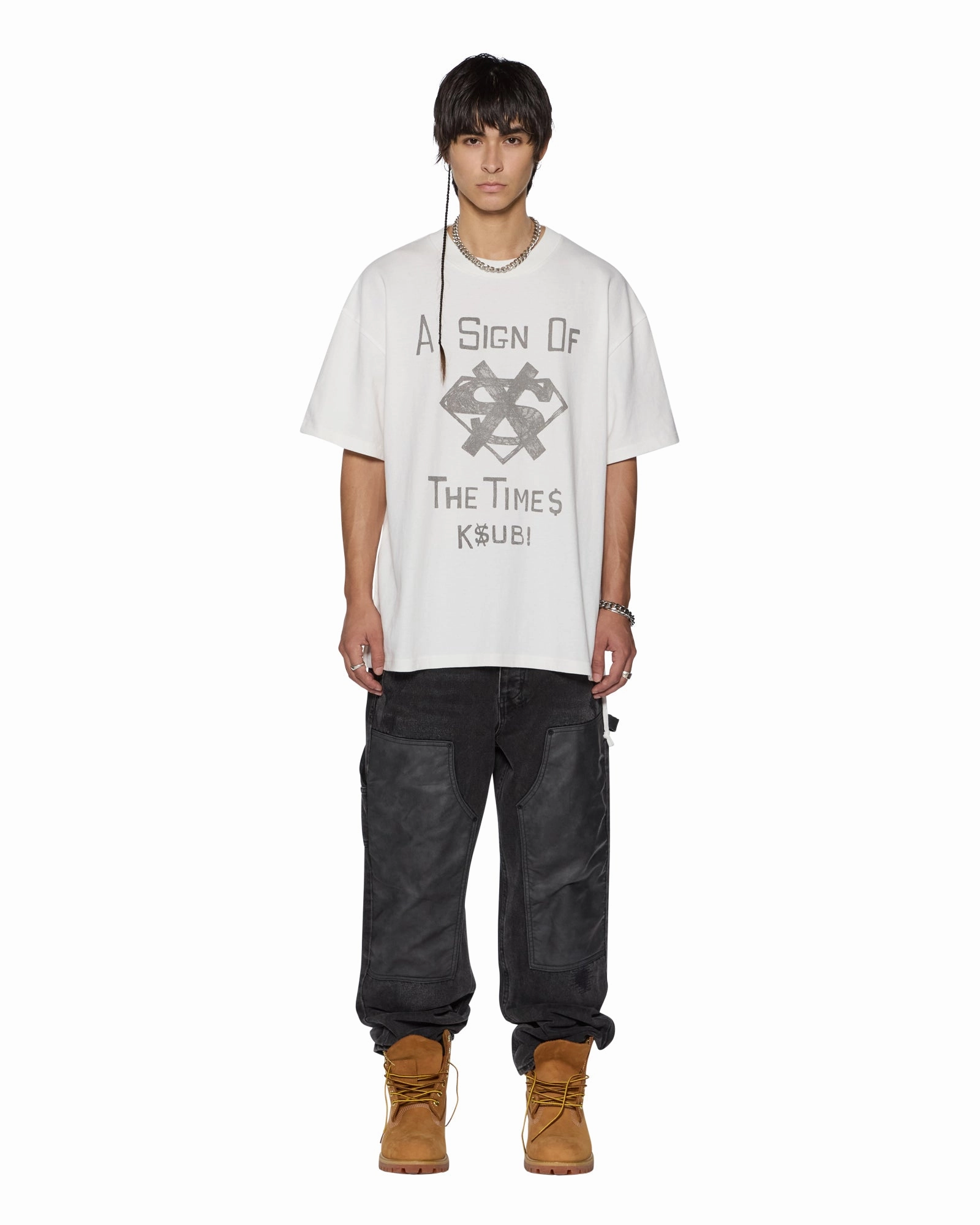 cycling outfit Sporty Chic THE SIGN EKCESS SS TEE ANTIQUE WHITE