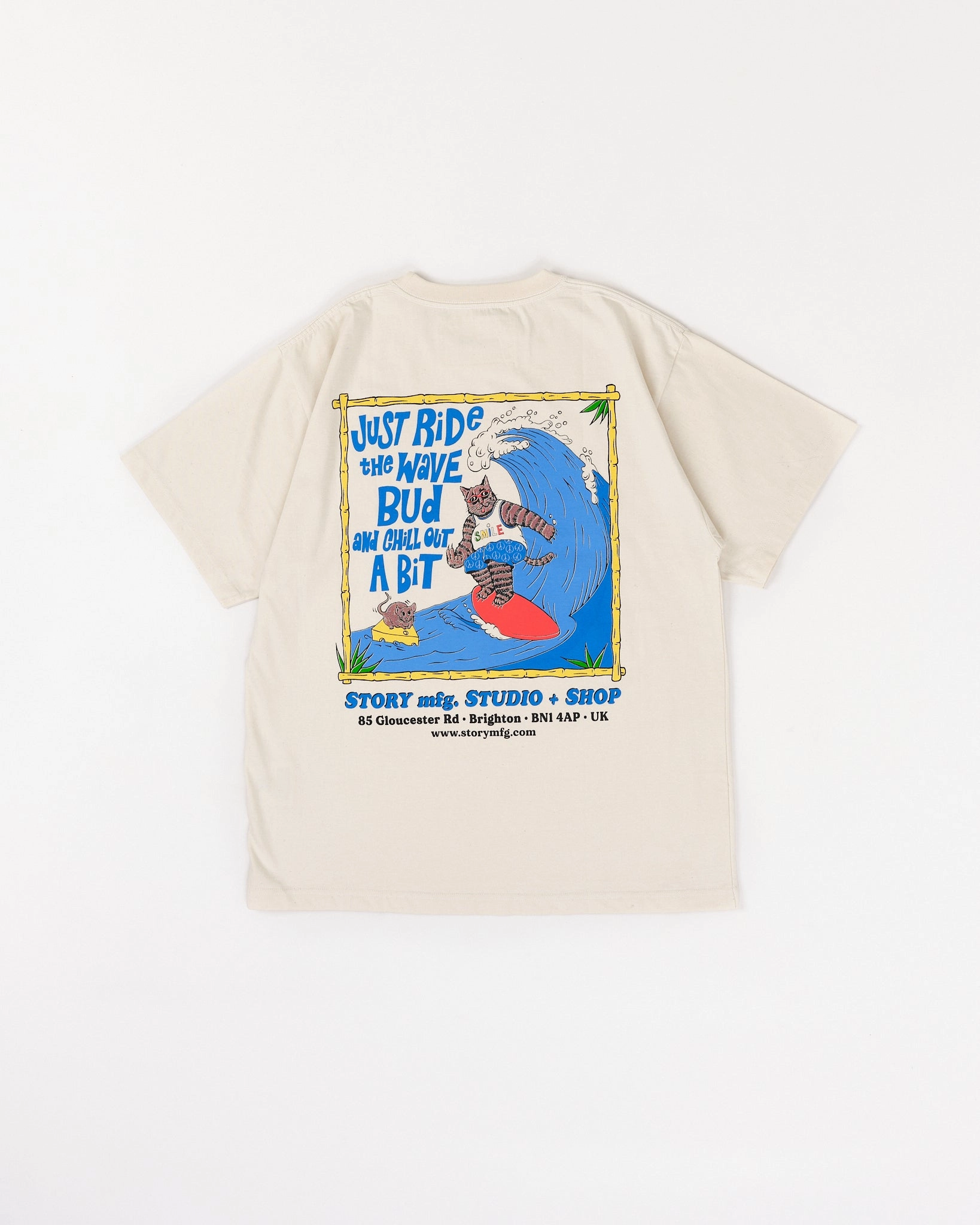 Silk combination Timeless Layering Grateful Tee SS - Ride The Wave