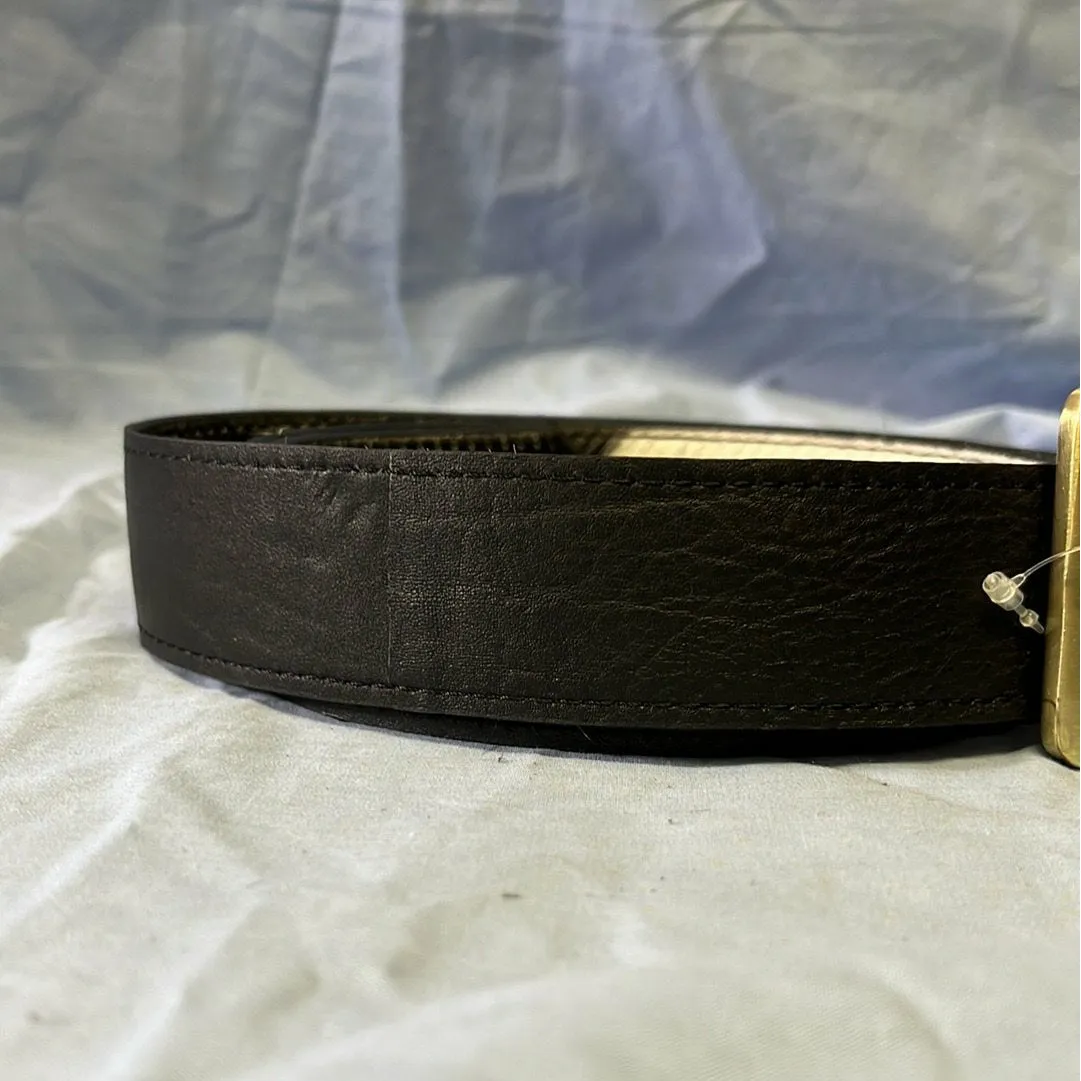 Thick Cowhide Belt - BLK