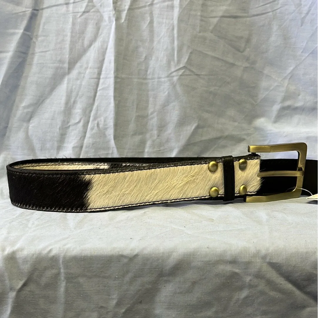 Thick Cowhide Belt - BLK