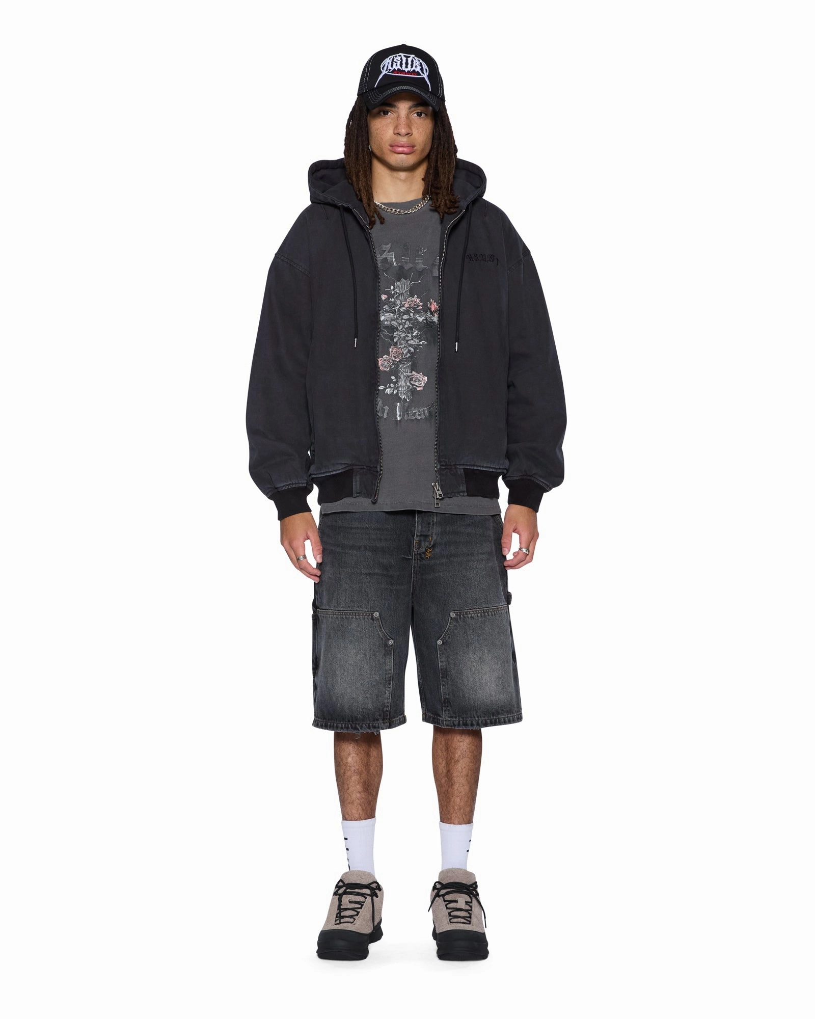 Travel Ready Travel Comfort Style THORNED EKCESS SS TEE CHARCOAL
