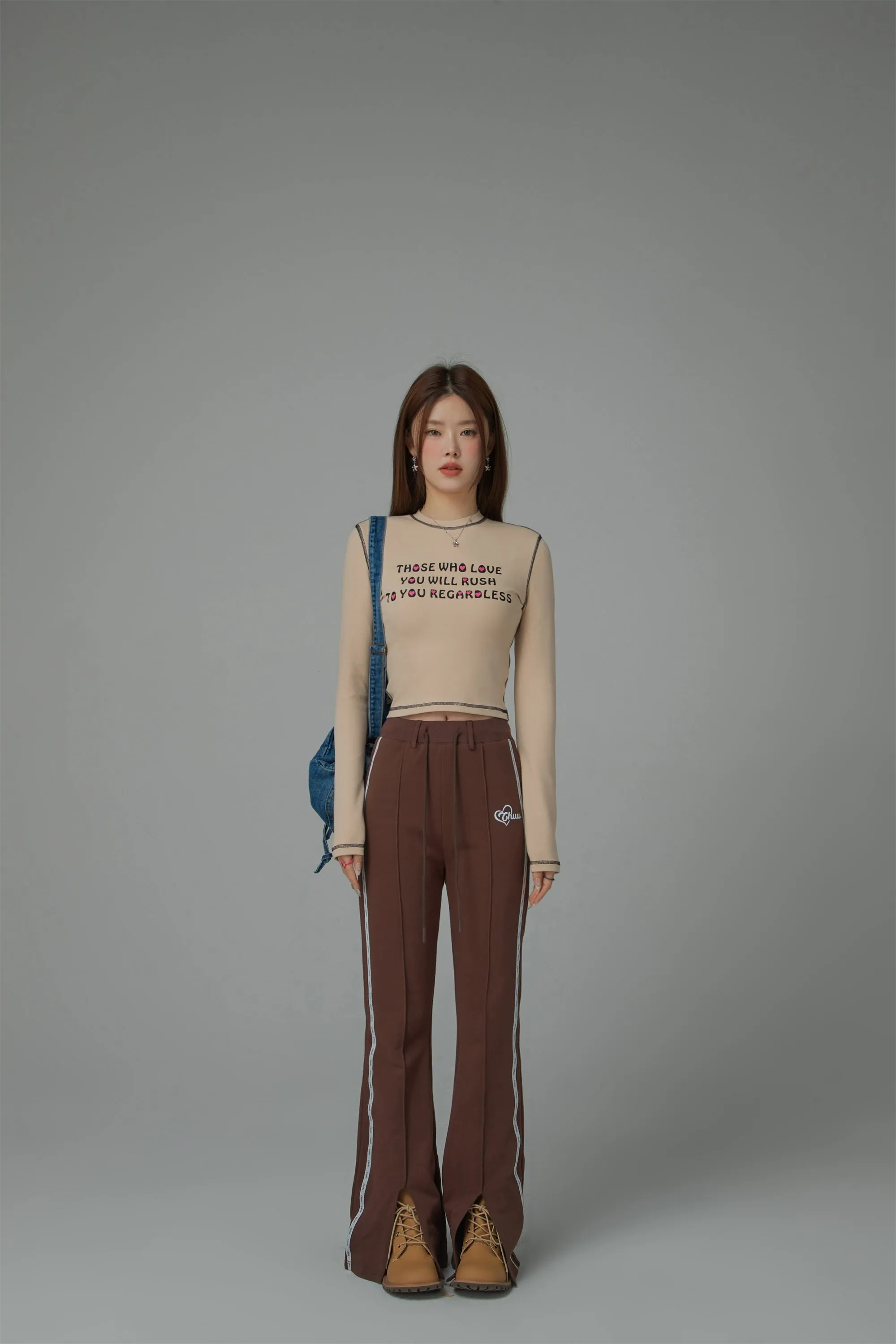 Those Who Love You Cropped Slim T-Shirt