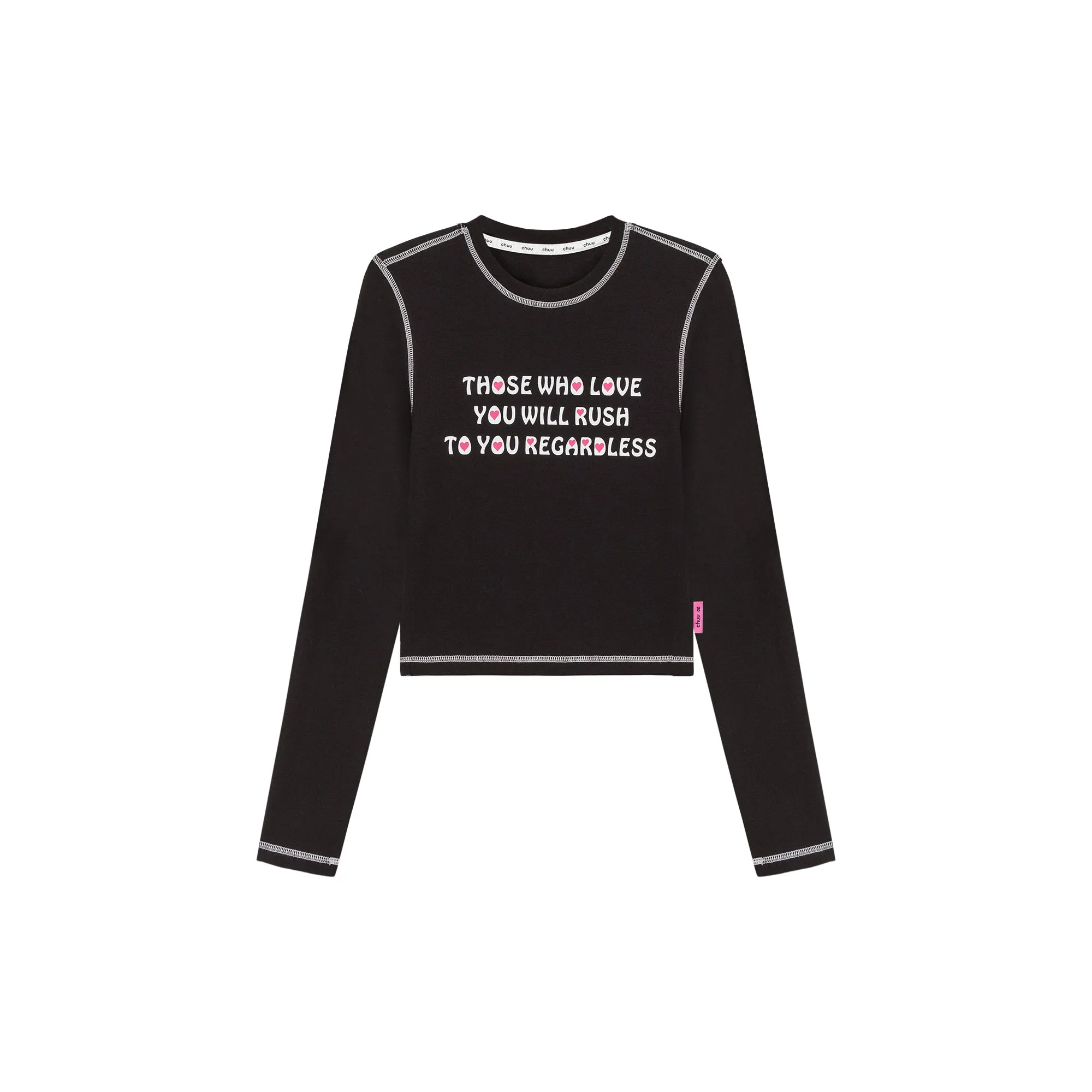 Those Who Love You Cropped Slim T-Shirt