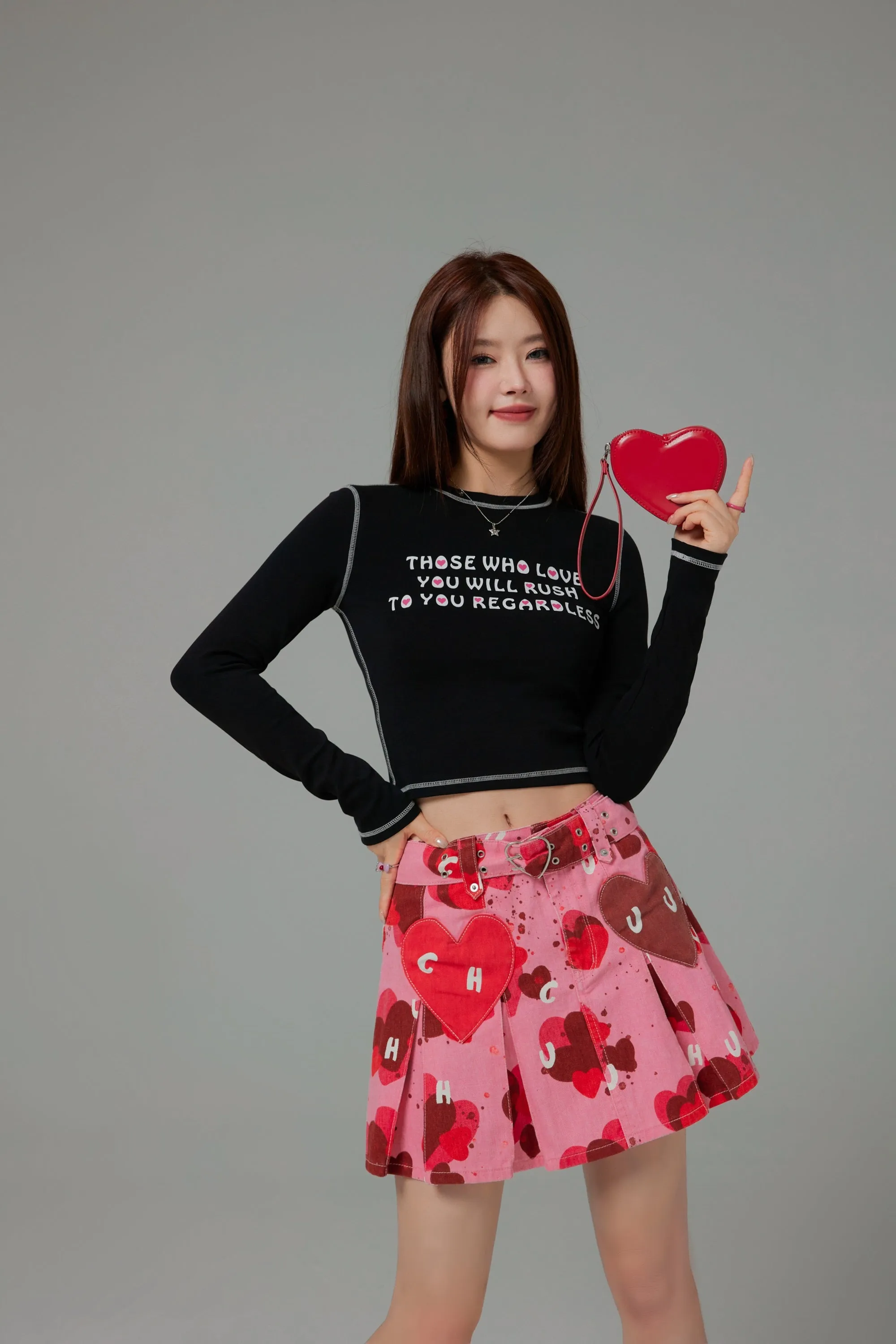 Those Who Love You Cropped Slim T-Shirt