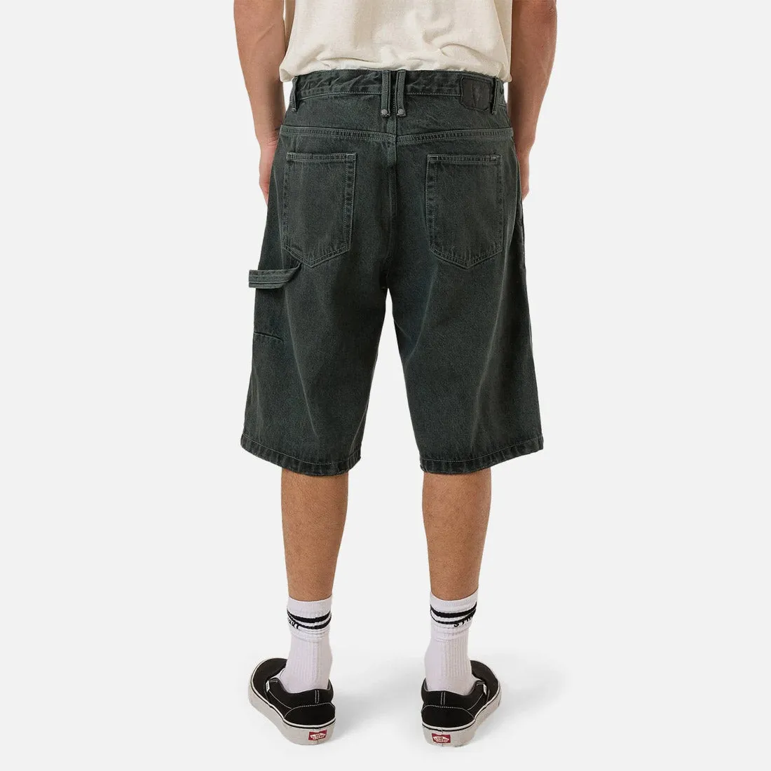 THRILLS Big Slacker Denim Short - Dark Forest