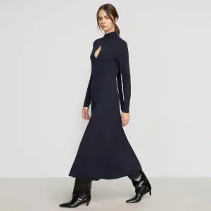 boho vibe Helena Scarf-Neck Jersey Dress
