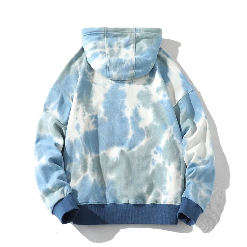 Tie Dye Oversized Men Hoodies