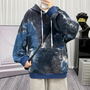 Tie Dye Oversized Men Hoodies