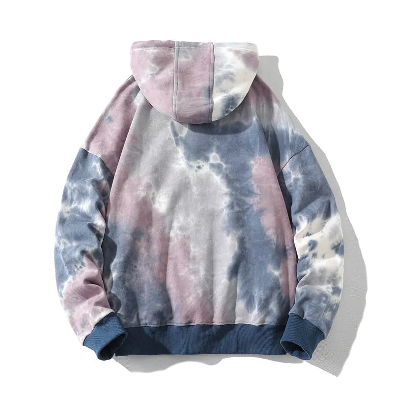 Tie Dye Oversized Men Hoodies