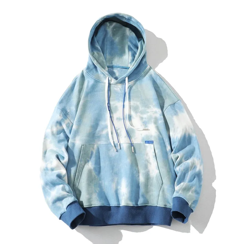 Tie Dye Oversized Men Hoodies