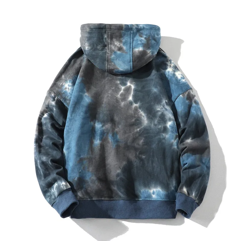 Tie Dye Oversized Men Hoodies