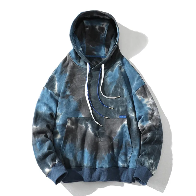 Tie Dye Oversized Men Hoodies