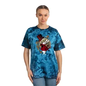 Tie Dye Shirt-Alice in Wonderland Rabbit 37 Red Series ,Tie Dye Graphic Tee