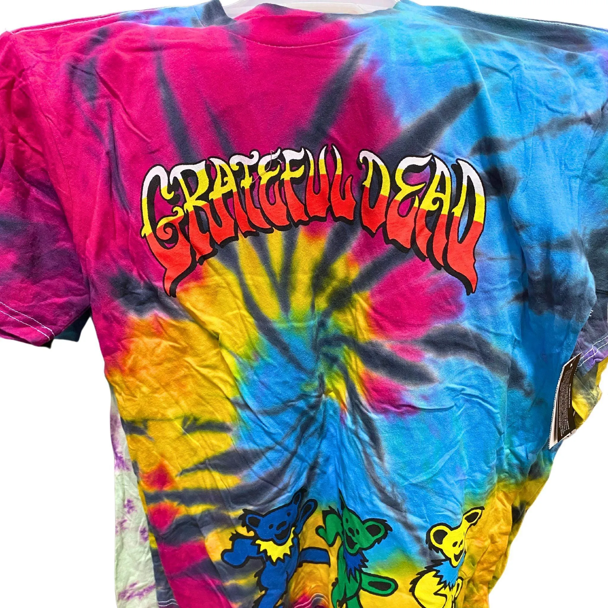 Tie Dye T-Shirts Assorted Mix & Sizes includes -Dragon Ball Z & Grateful Dead (100 Pcs Lot)