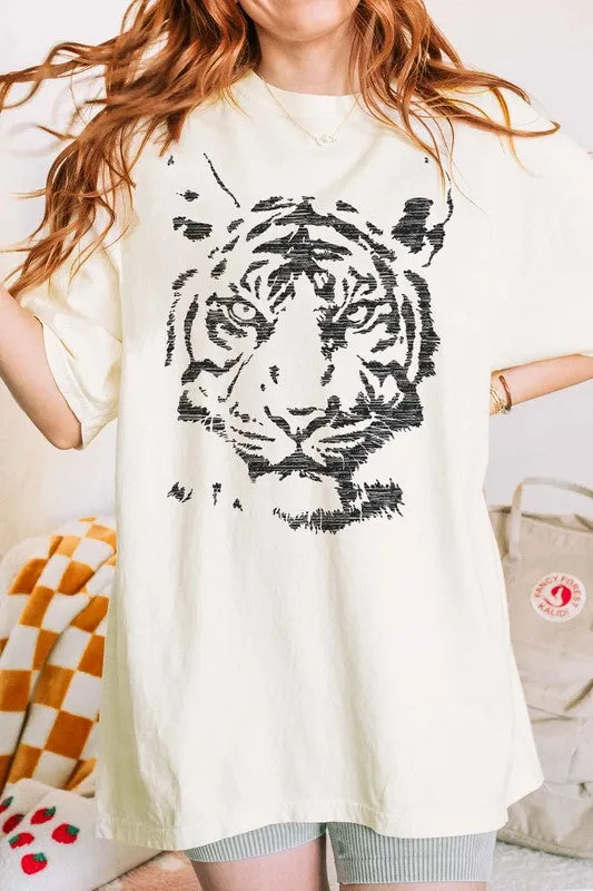 TIGER OVERSIZED GRAPHIC TEE