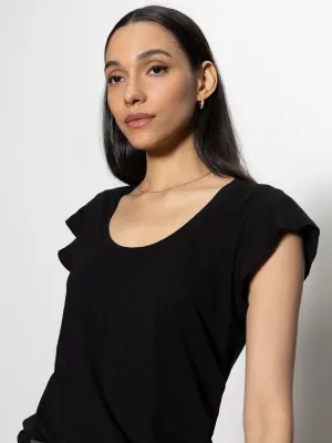 West Side Tee Black Breathable Look