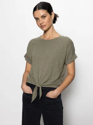 All Day Tie Tee Trail Green Comfy Wear Fit Casual Everyday