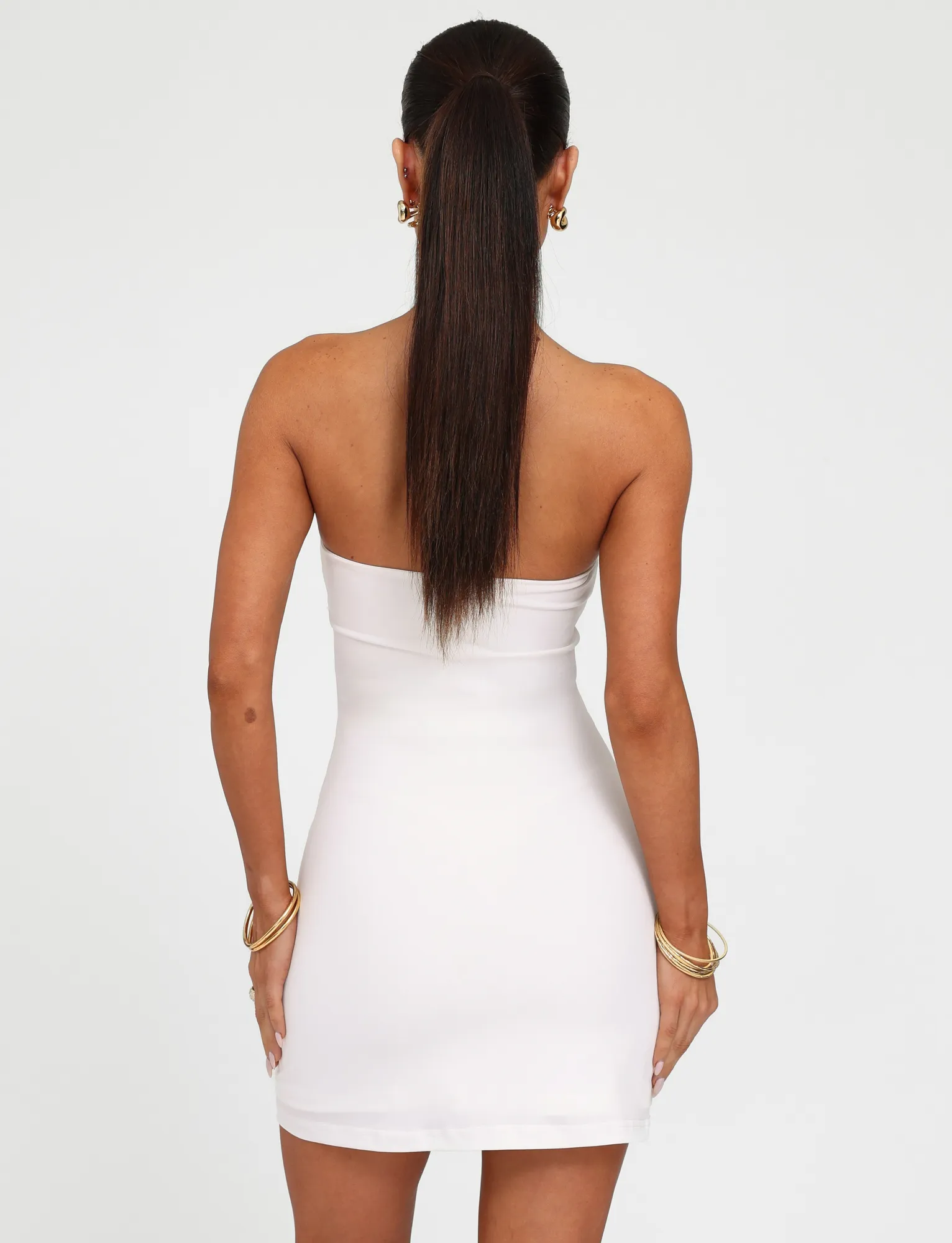Neutral Form CECILY MINI DRESS - WHITE