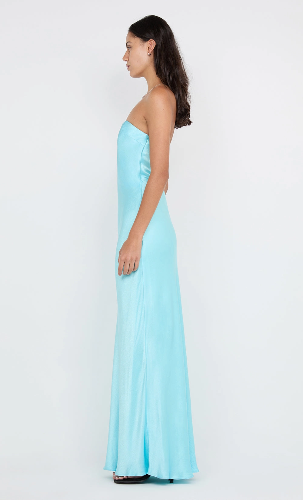 Autumn Mood CINDER STRAPLESS MAXI DRESS - TURQUOISE