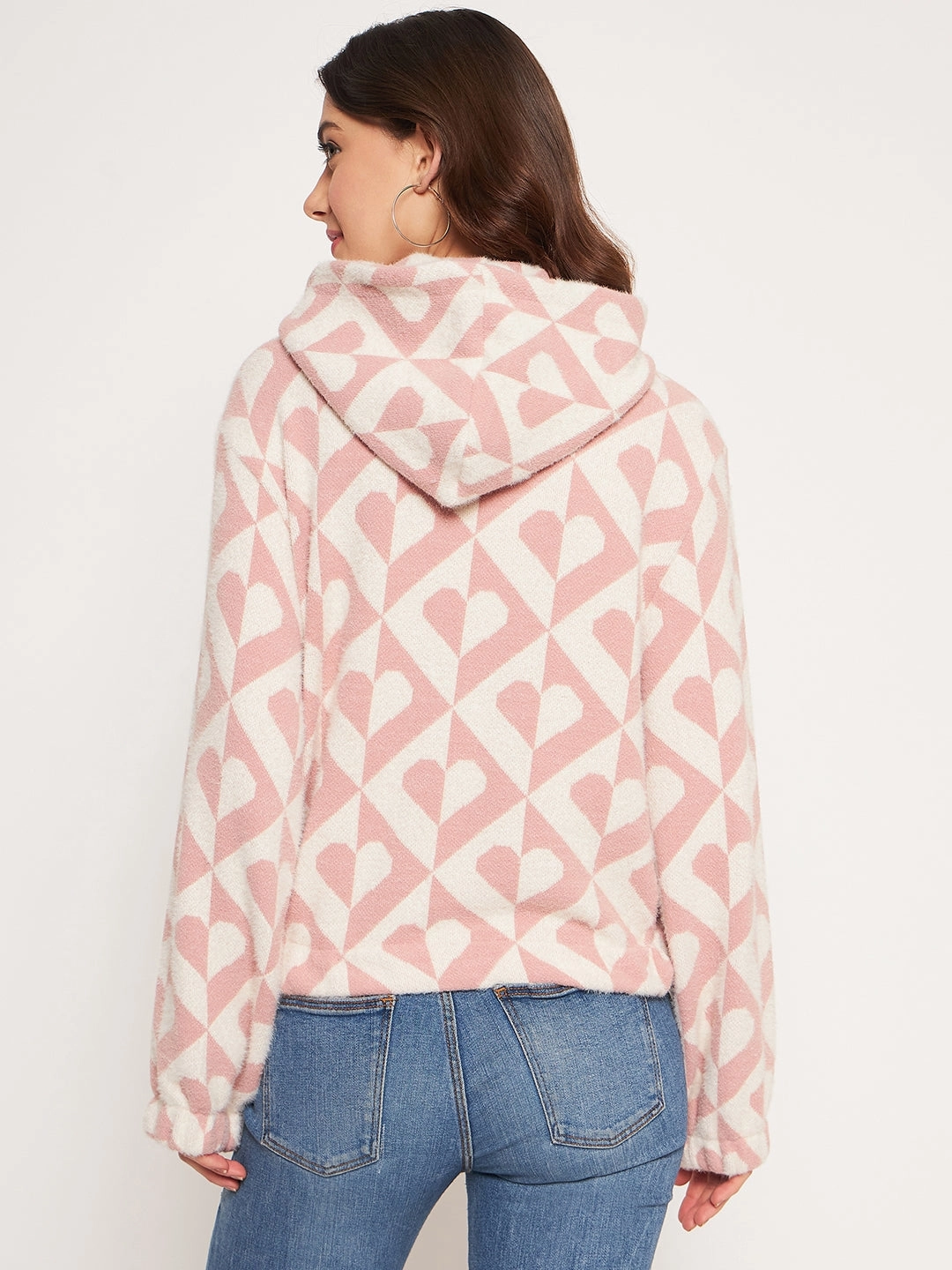 dancing suitable Madame Peach Hood Neck Sweatshirt