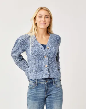 Tinsley Spacedye Sweater: Navy Multi