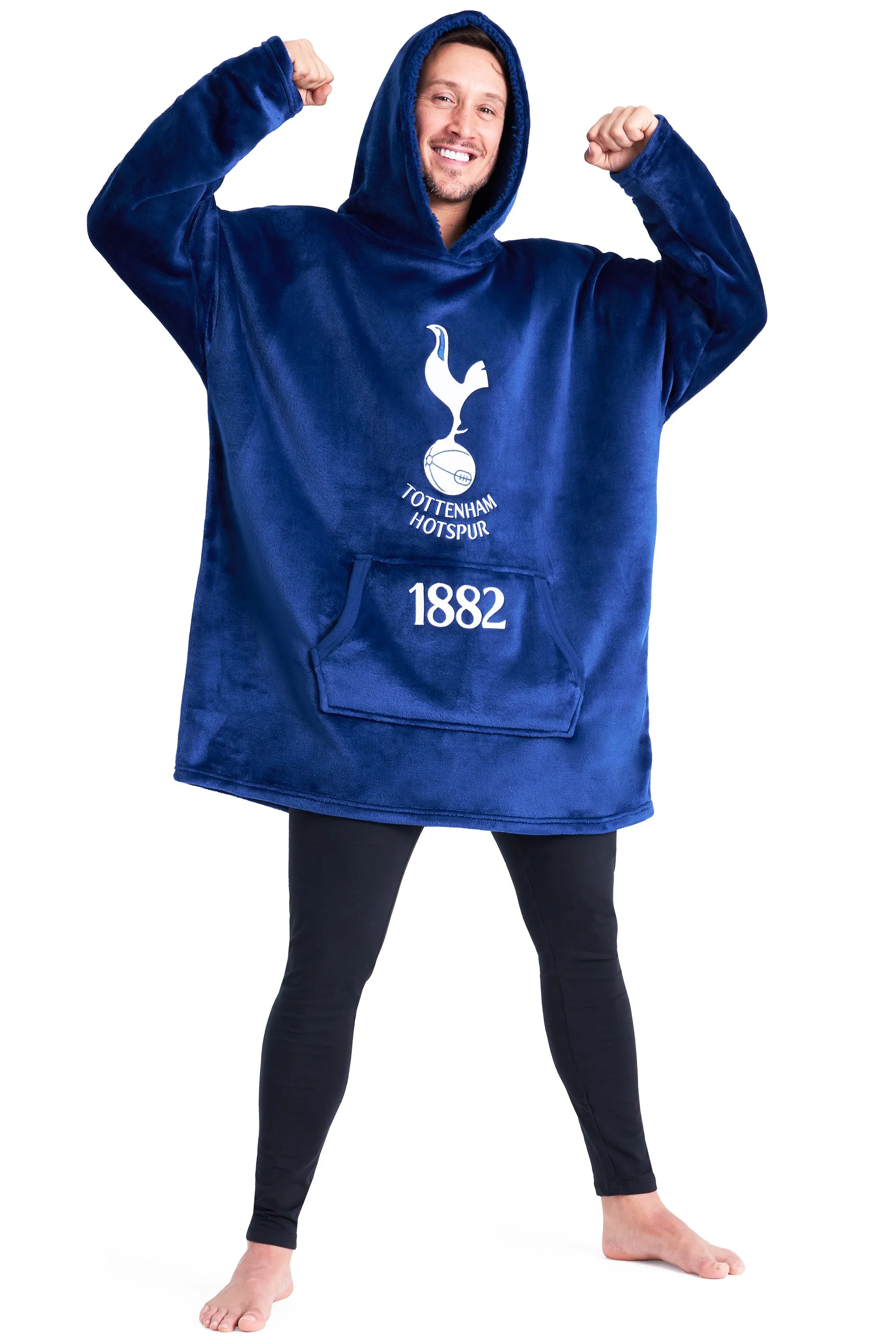 Tottenham Hotspur F.C Mens Hoodies, Fleece Oversized Hoodie Blanket, Football Gifts