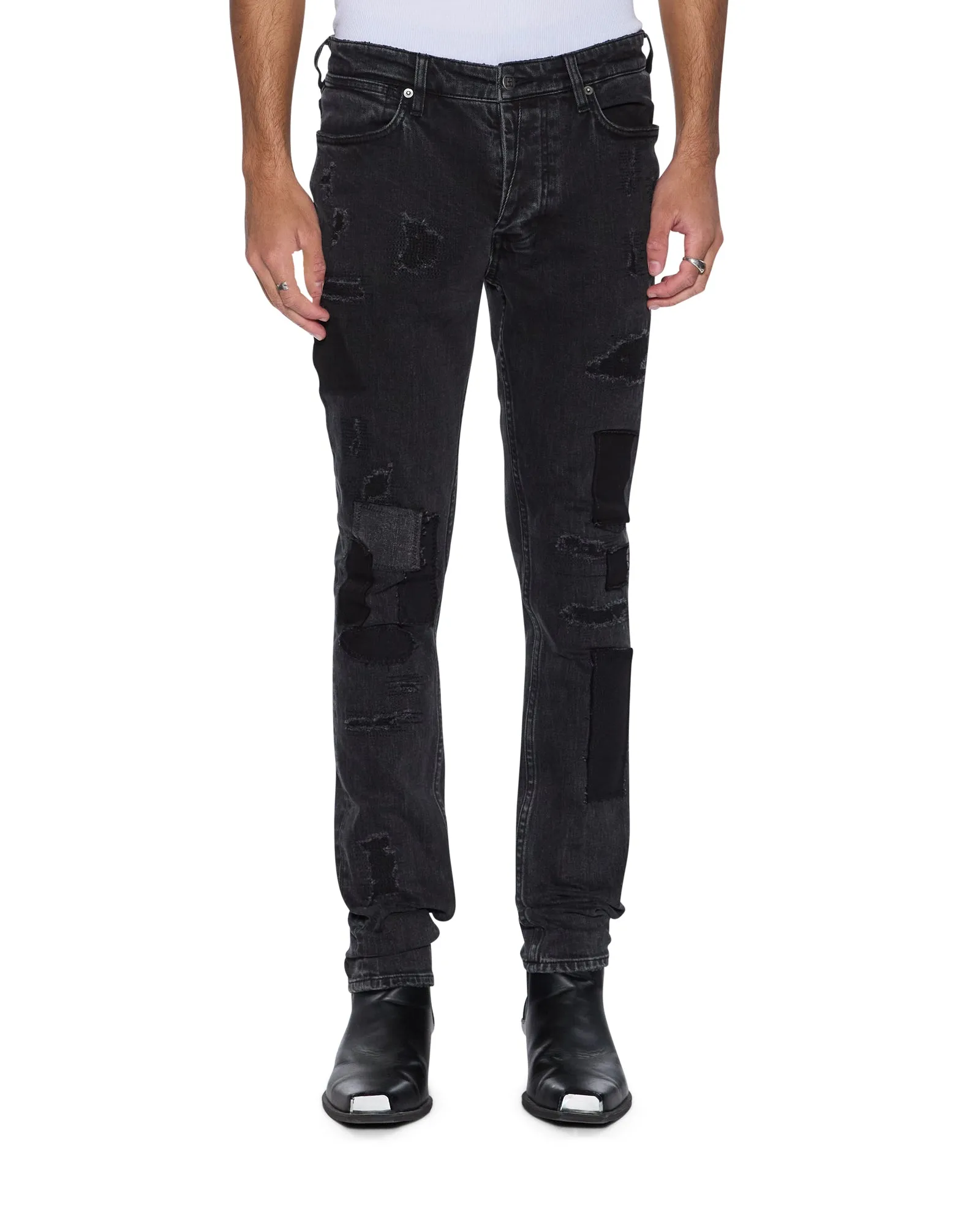 VAN WINKLE LED BLACK ROCKSTAR REPAIR Relaxed Waist Fit