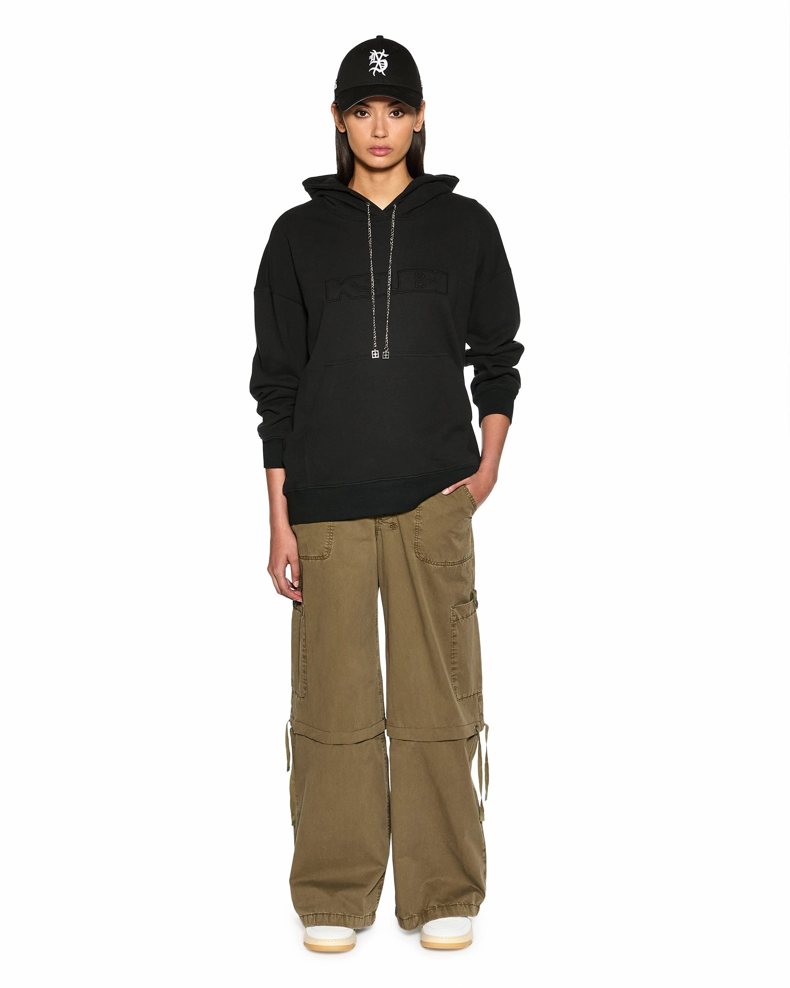 Travel Essential Relaxed Design Wear BAGGY CARGO KHAKI