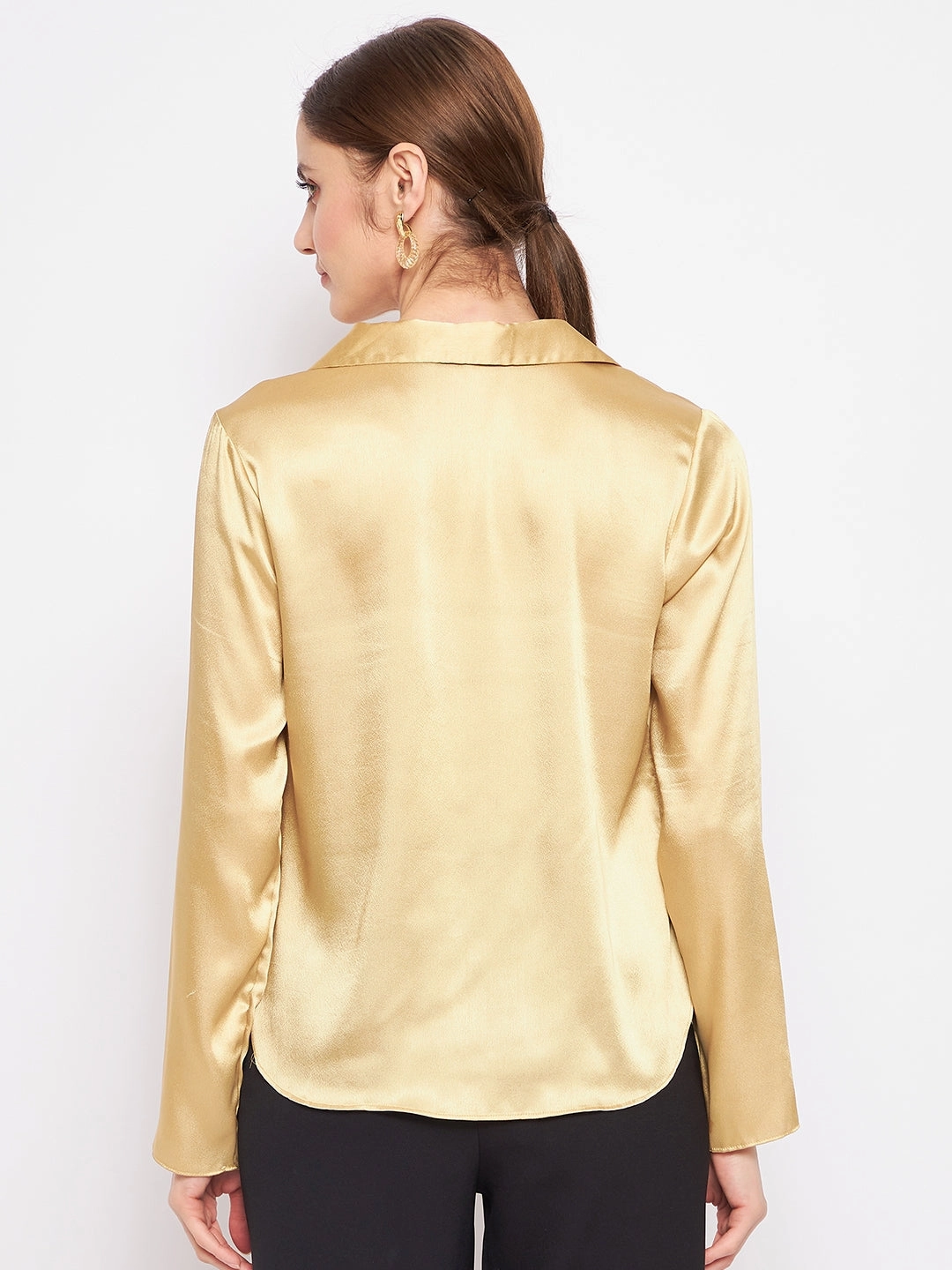 Graduation Ceremony Madame Mustard Satin Shirt