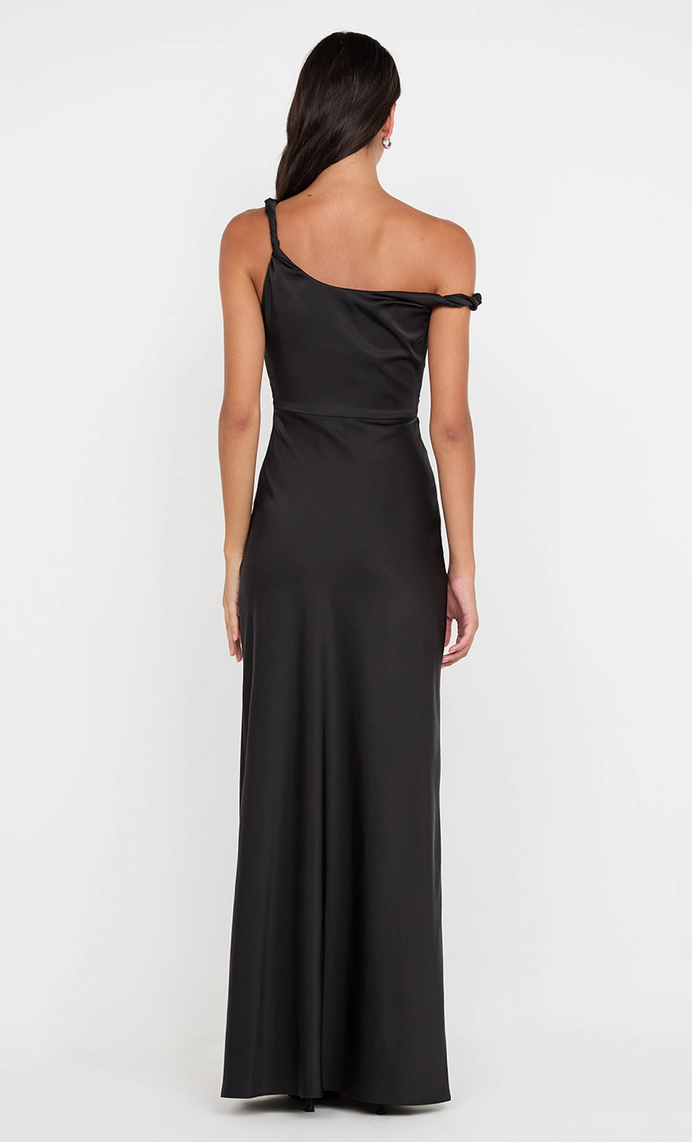 Fair-Trade Sleeveless LUNETTA TWIST STRAP DRESS - BLACK