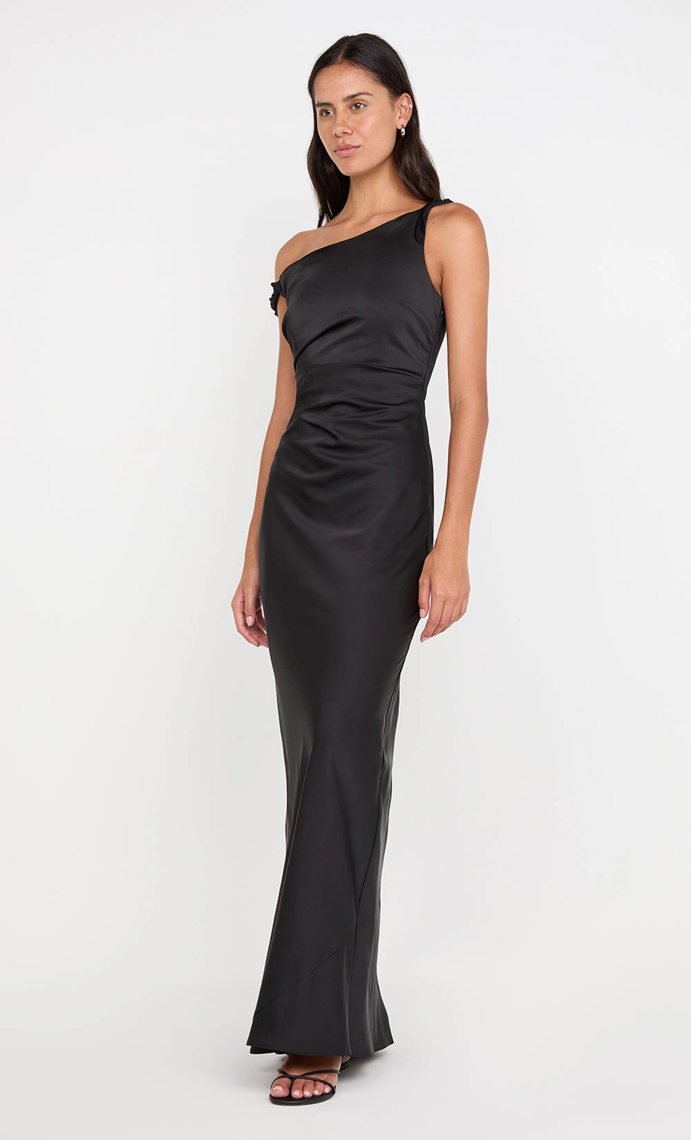 Fresh Form Color Pop LUNETTA TWIST STRAP DRESS - BLACK