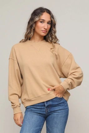 Blake French Terry Sweatshirt Relaxed Crew Neck