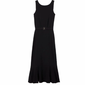 Soft Air Kind Glow Sleeveless Dress Pleated Hem